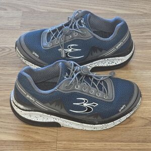 GDEFY Mighty Walk Sneakers Mens Size 7.5 Blue Comfort Orthopedic Walking